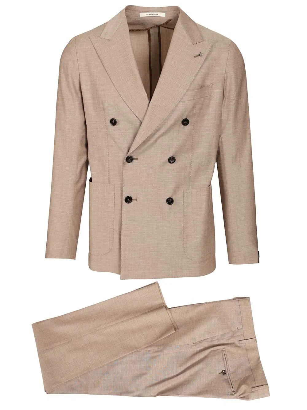 Montecarlo Double-Breasted Suit Dresses Beige sold by Wanan Luxury