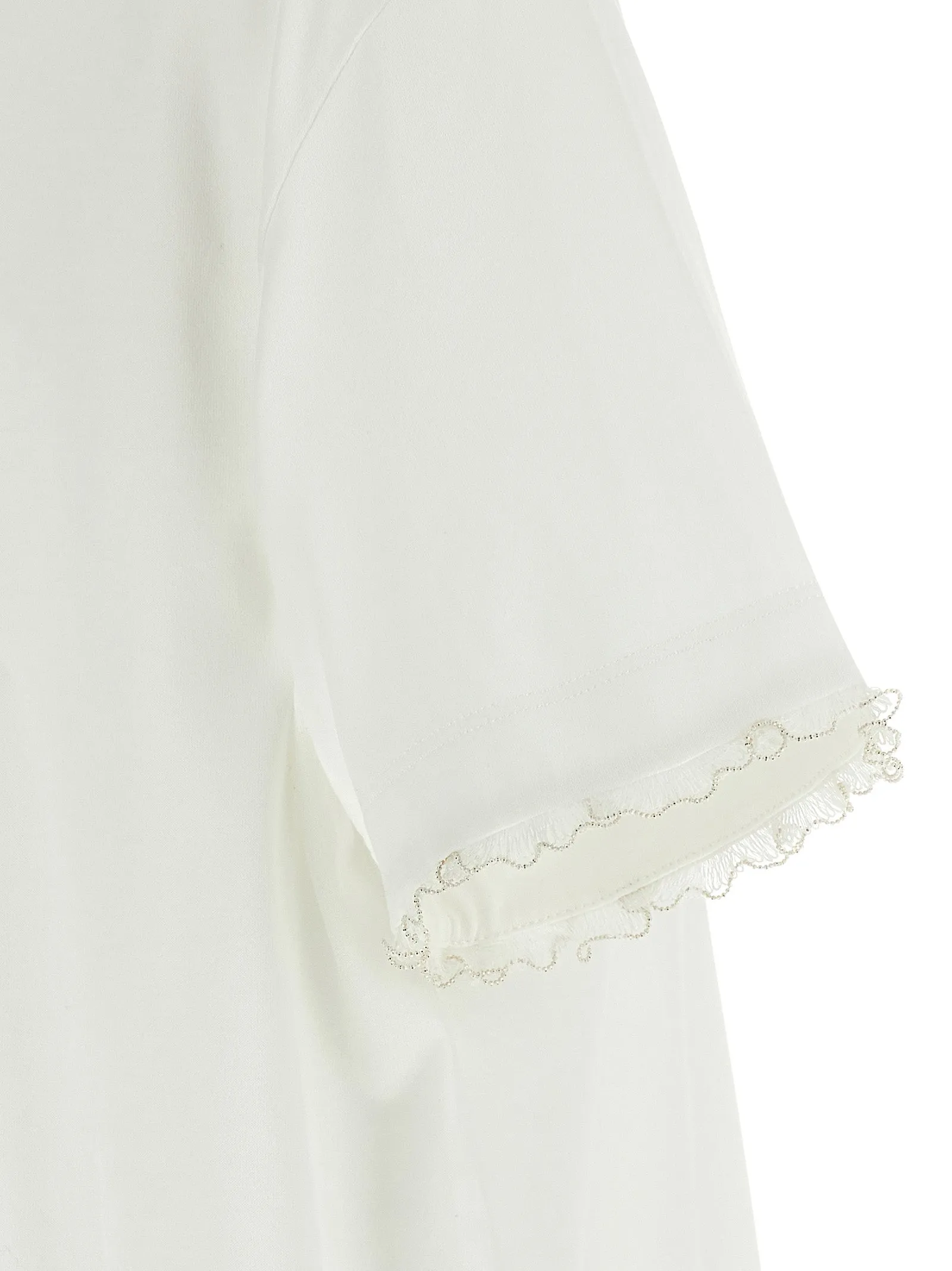 Embroidery T-Shirt White sold by Wanan Luxury product image thumbnail 4