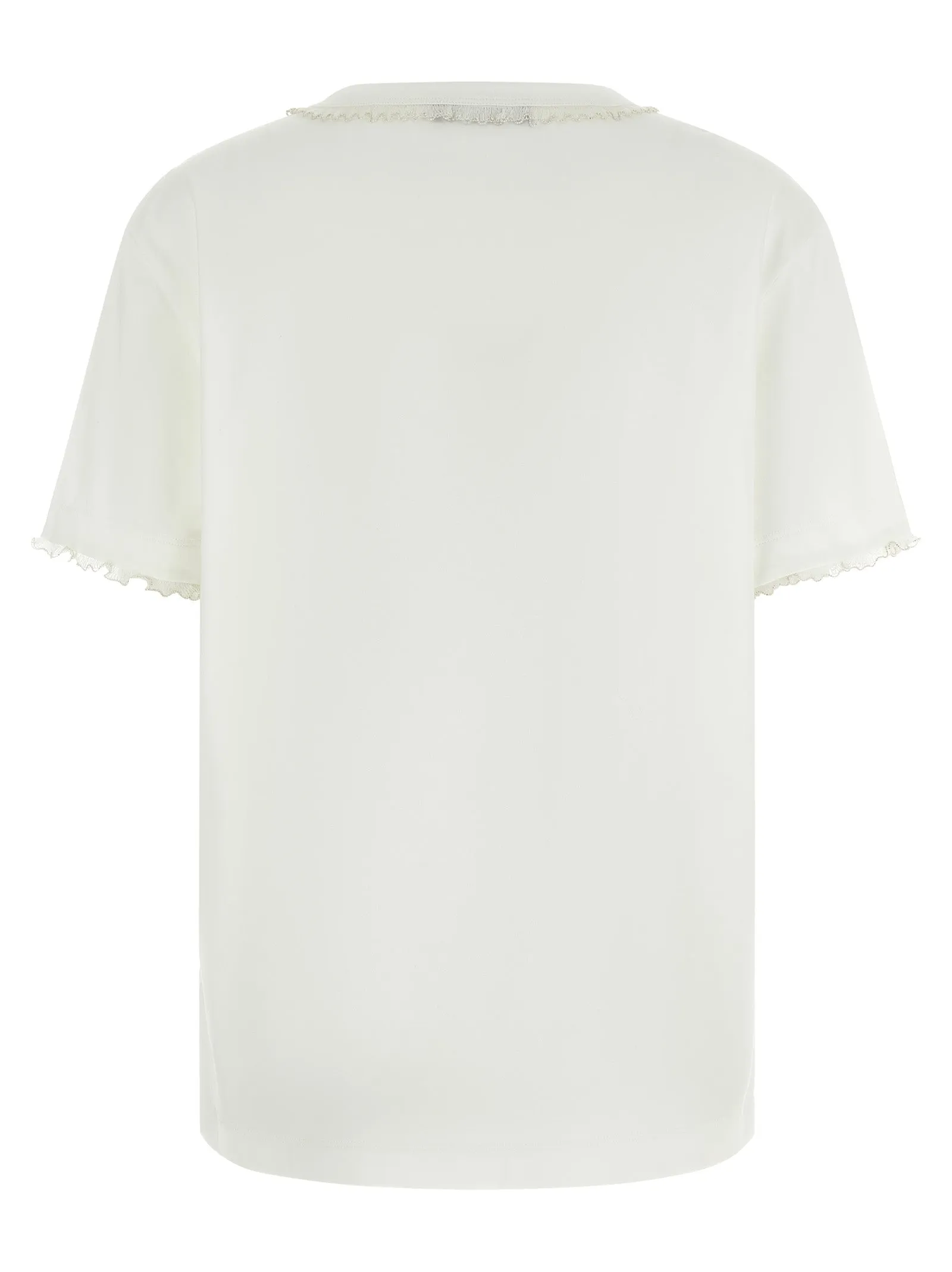 Embroidery T-Shirt White sold by Wanan Luxury product image thumbnail 2