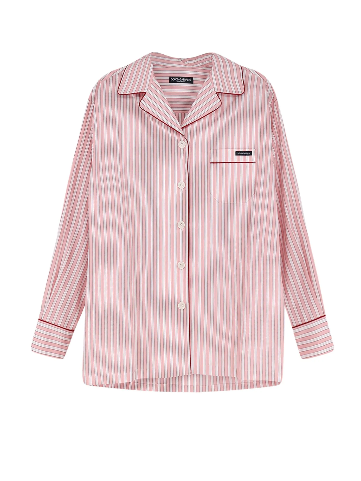 Striped Cotton Pajama Shirt sold by Wanan Luxury
