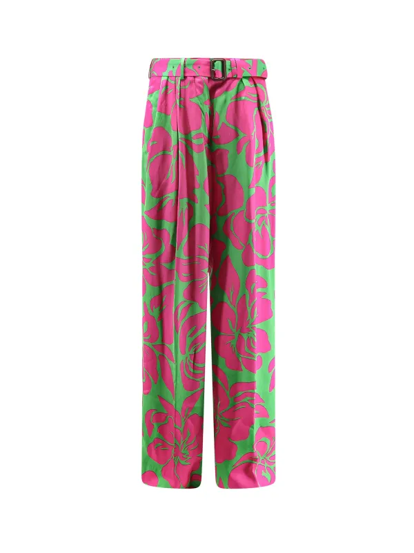 Peaches Bis Viscose Trousers made by Dries Van Noten