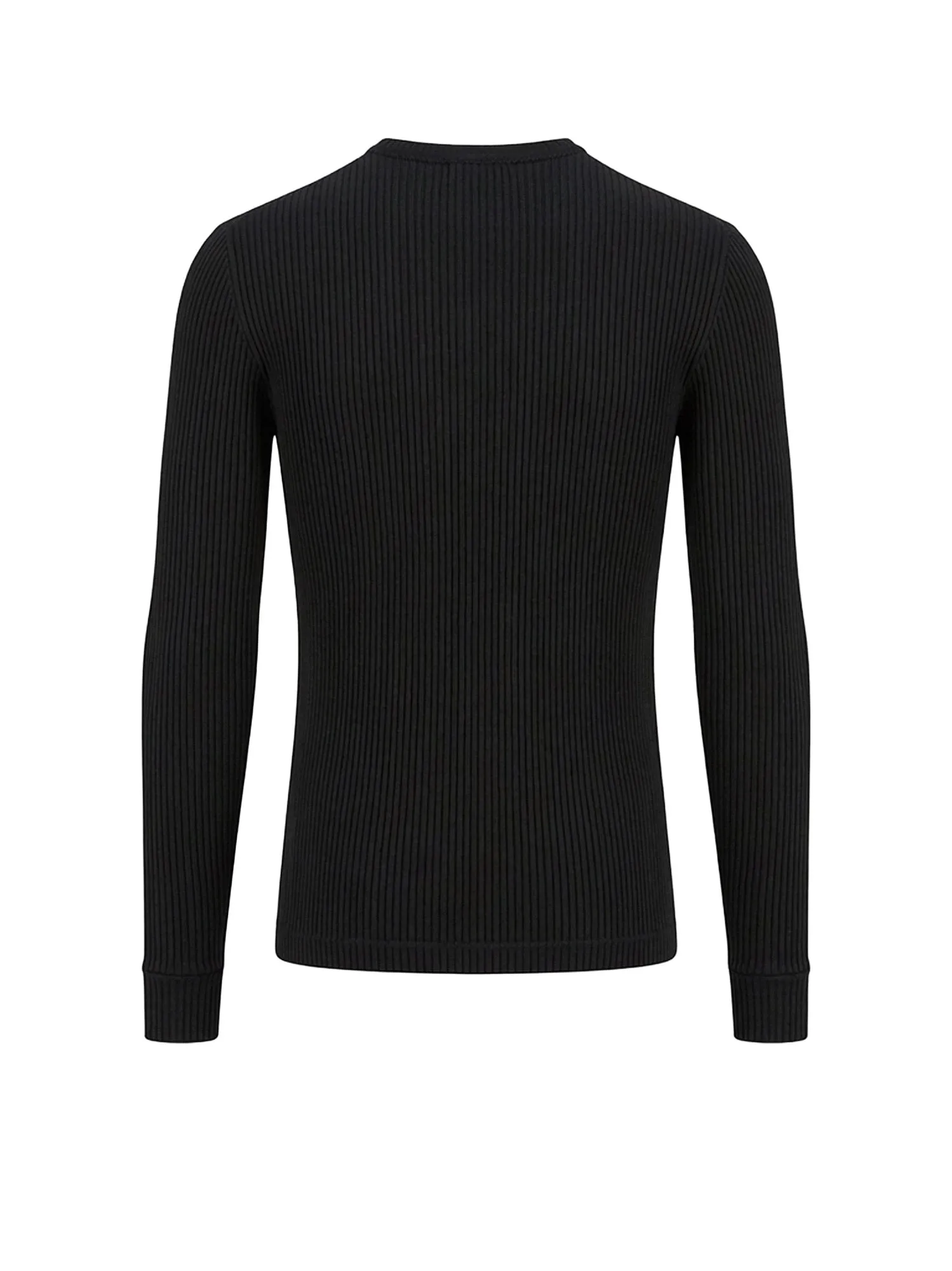 Ribbed Cotton Sweater With Metal Logo On The Front sold by Wanan Luxury product image thumbnail 2