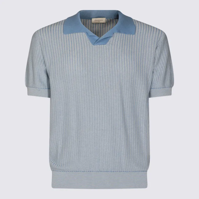 T-Shirts And Polos Blue And Green made by Wanan Luxury