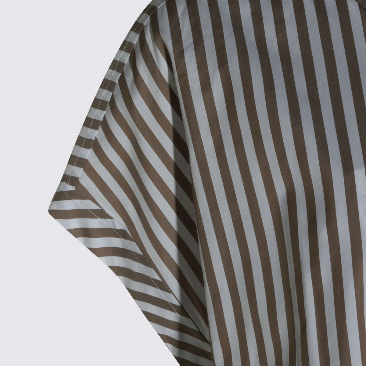 Shirts Brown/Bianco sold by Wanan Luxury product image thumbnail 4