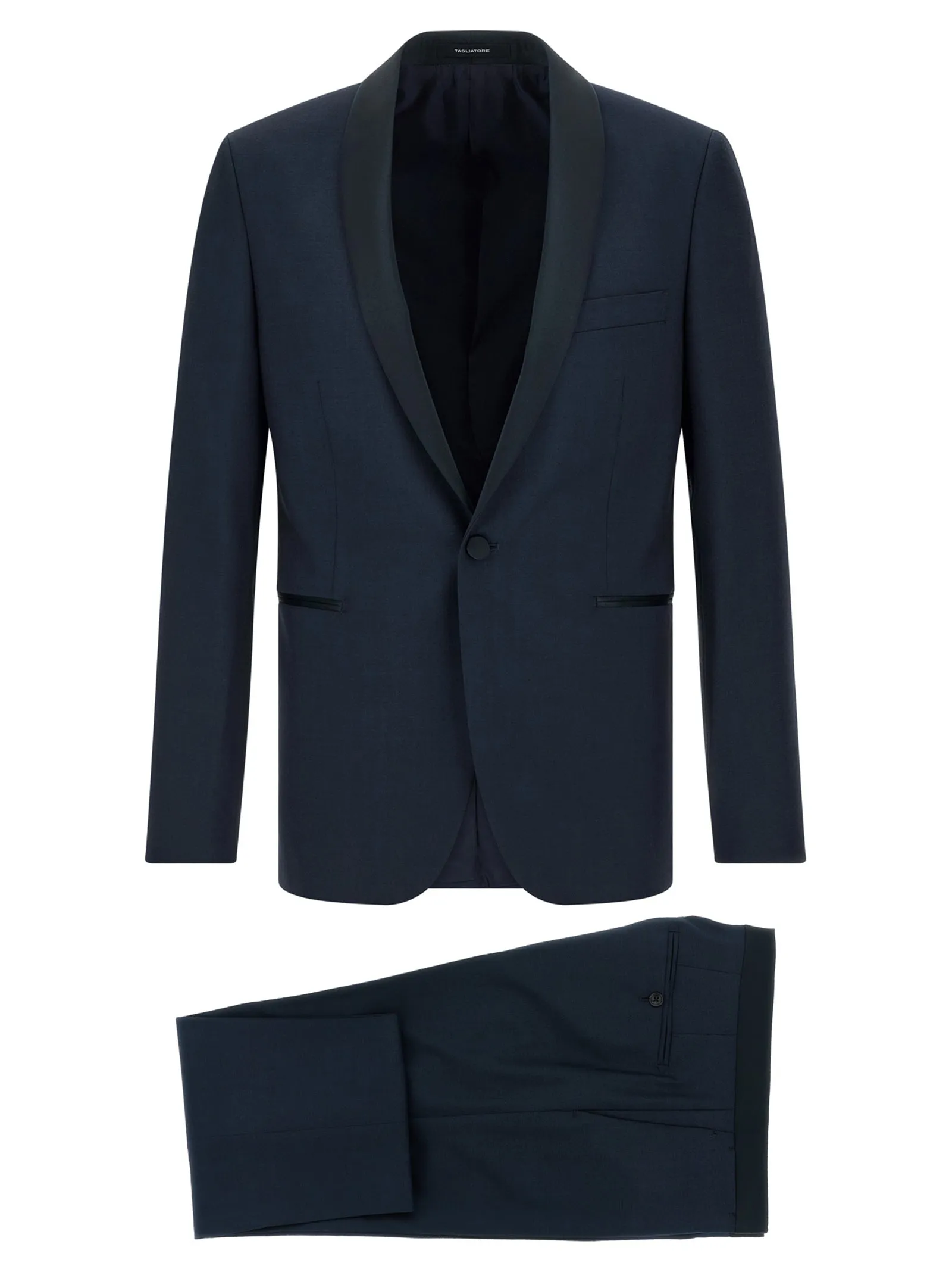 Tuxedo Dress Suits Blue sold by Wanan Luxury