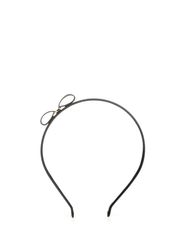 Mini Bow Headband Accessori Per Capelli Black made by Salvatore Ferragamo