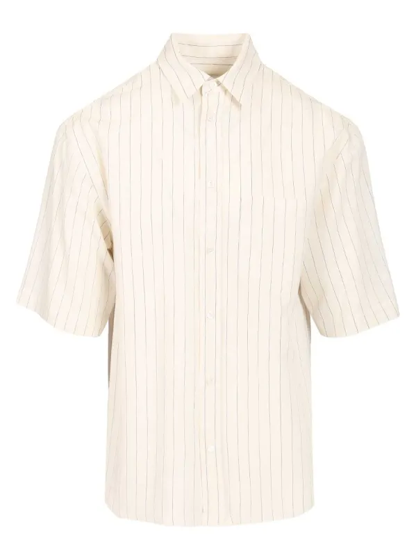 Short-Sleeved Shirt Shirts Black made by Wanan Luxury