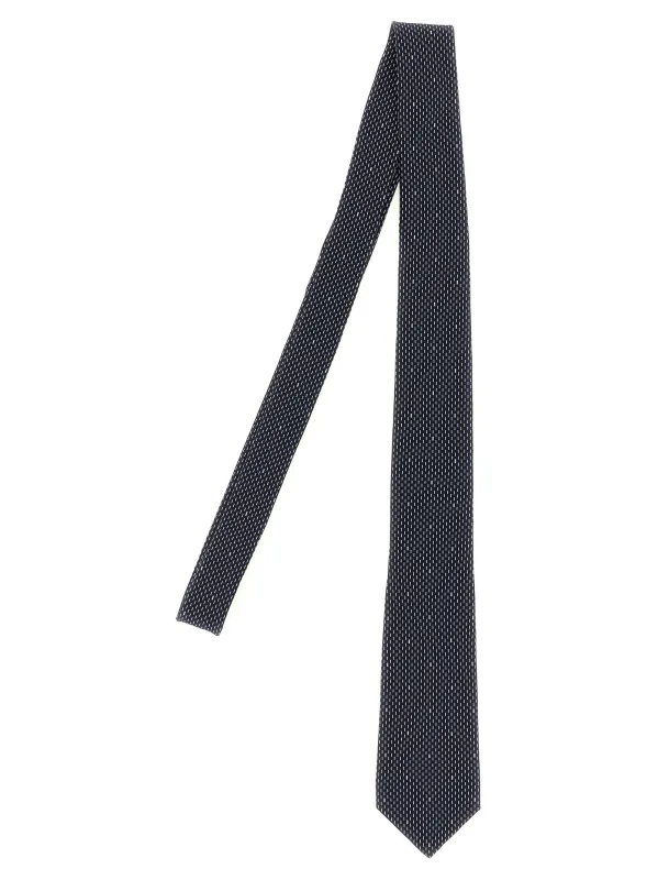 Polka Dot Tie Ties And Papillon Blue made by Yves Saint Laurent