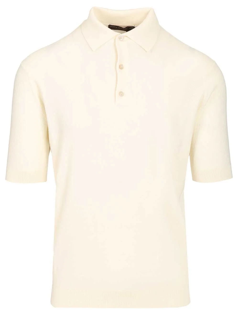Pique Polo Shirt White sold by Wanan Luxury