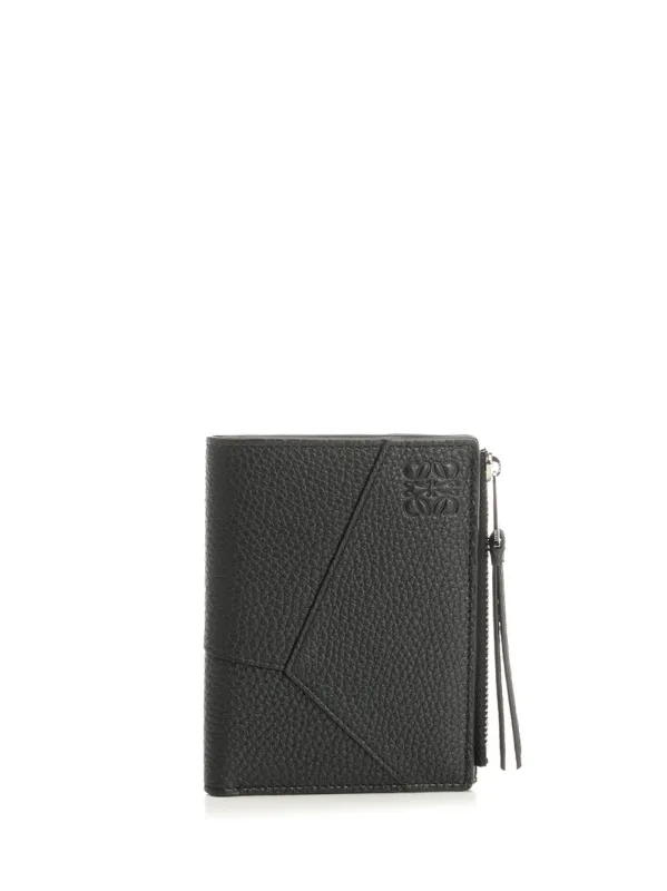 Compact And Slim Puzzle Wallet Wallets Black made by Loewe