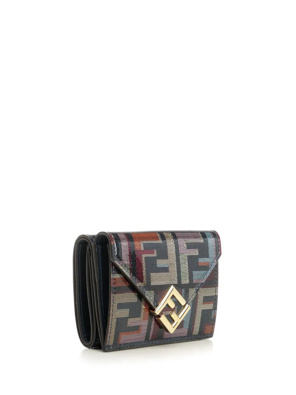 Mini Trifold Tessuto Lame F Wallets Blue sold by Wanan Luxury product image thumbnail 2