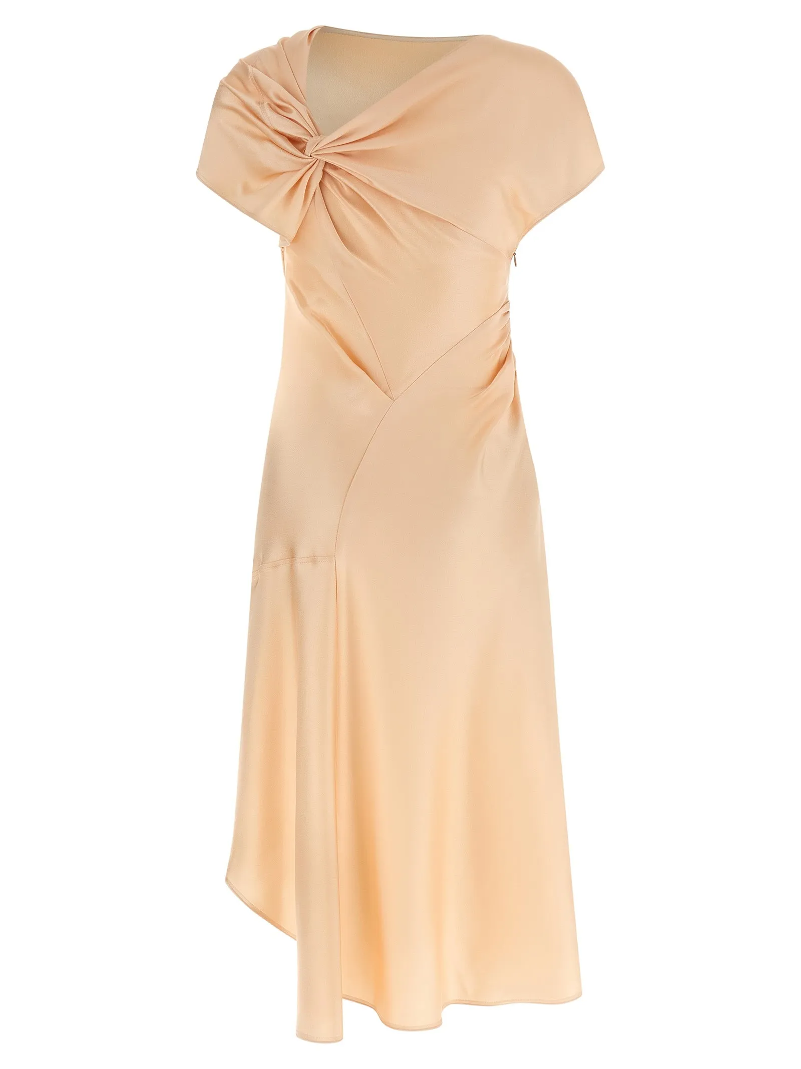Asymmetric Twist Dresses Pink sold by Wanan Luxury product image thumbnail 2