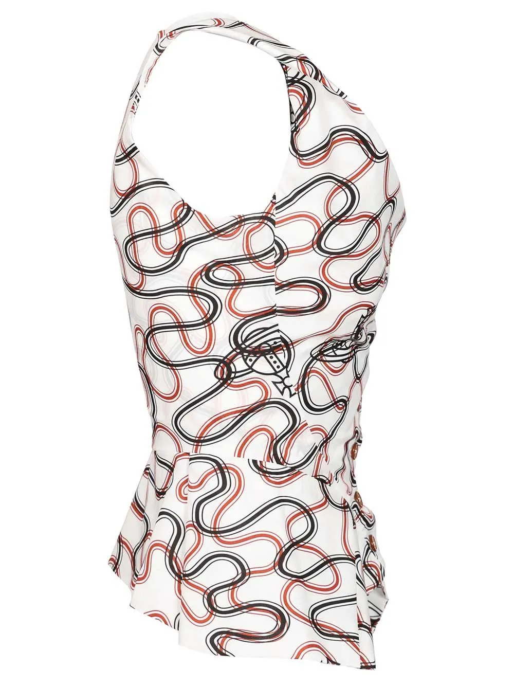 Sleeveless Top Monday Tops White sold by Wanan Luxury product image thumbnail 3