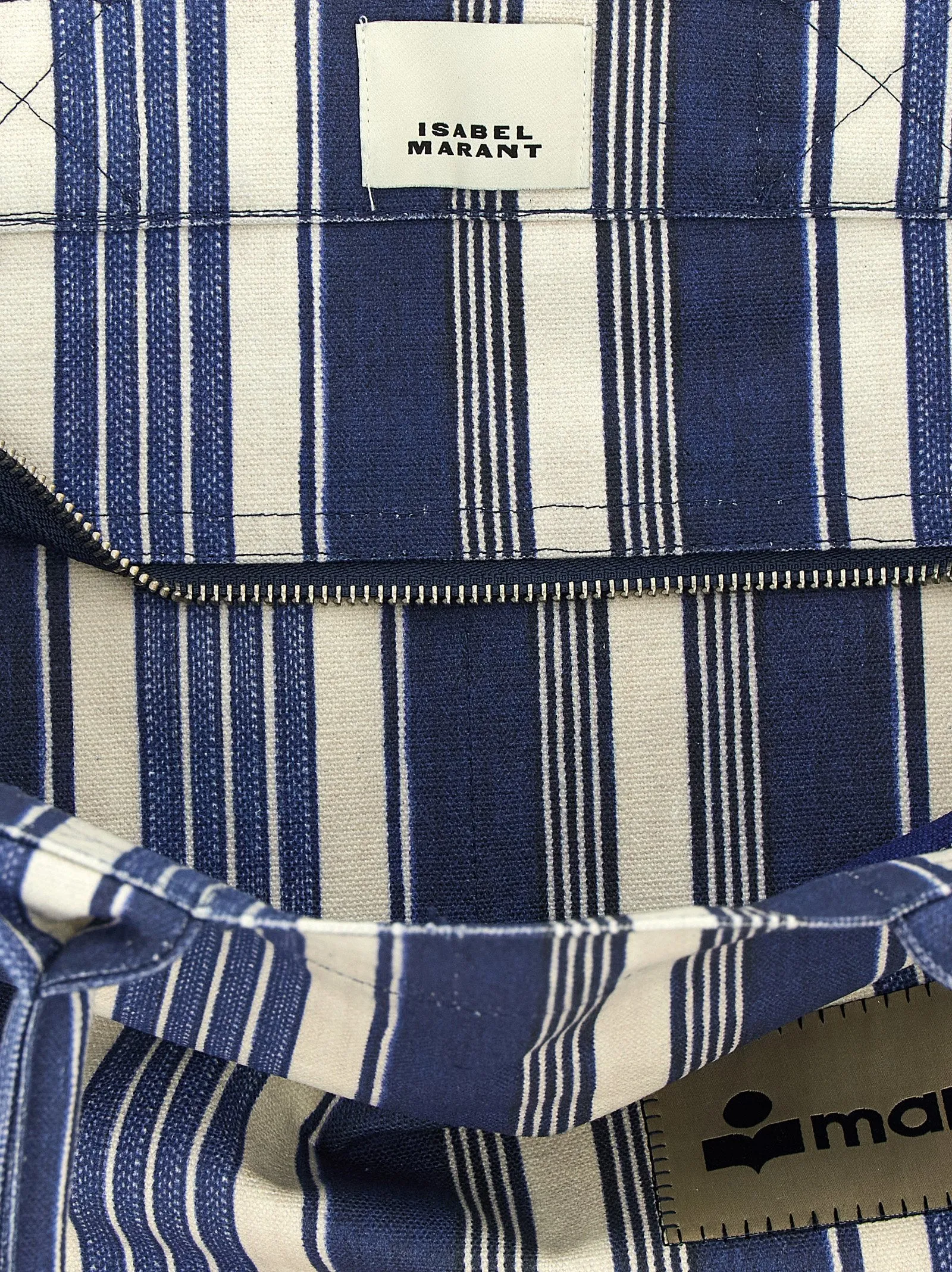 Yenky Zipped Tote Bag Blue sold by Wanan Luxury product image thumbnail 4