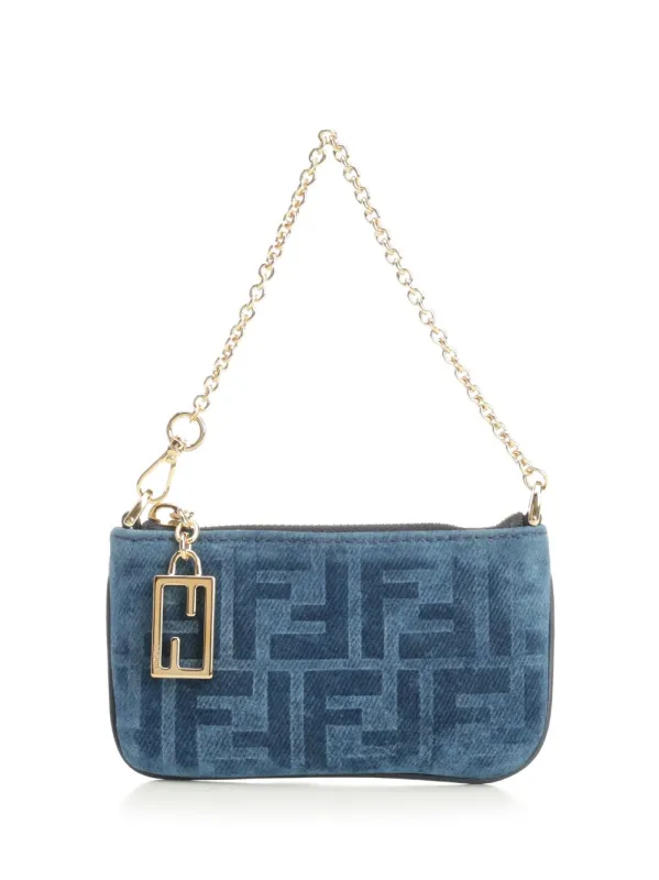 Baguette Small Leather Goods Blue made by Fendi