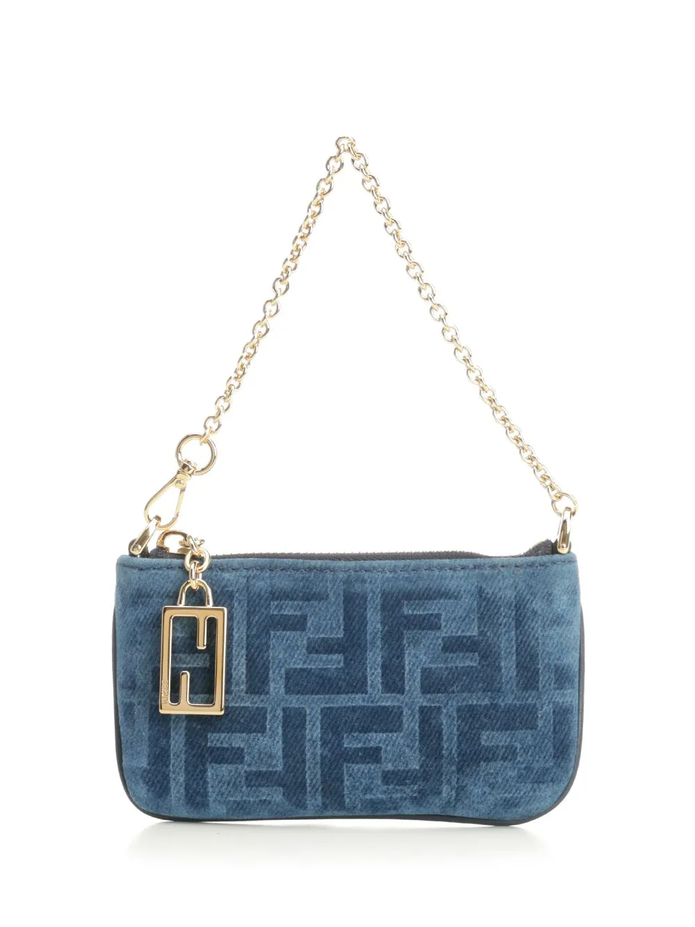 Baguette Small Leather Goods Blue sold by Wanan Luxury