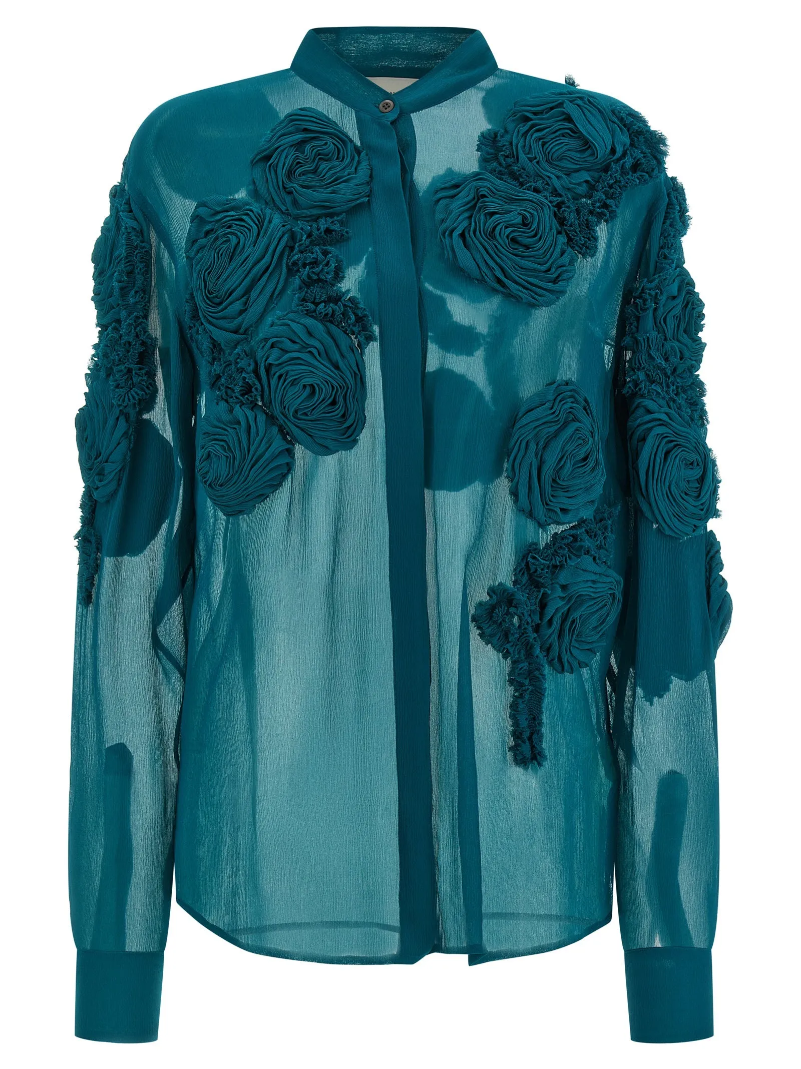 Chowsa Shirt And Blouse Green sold by Wanan Luxury