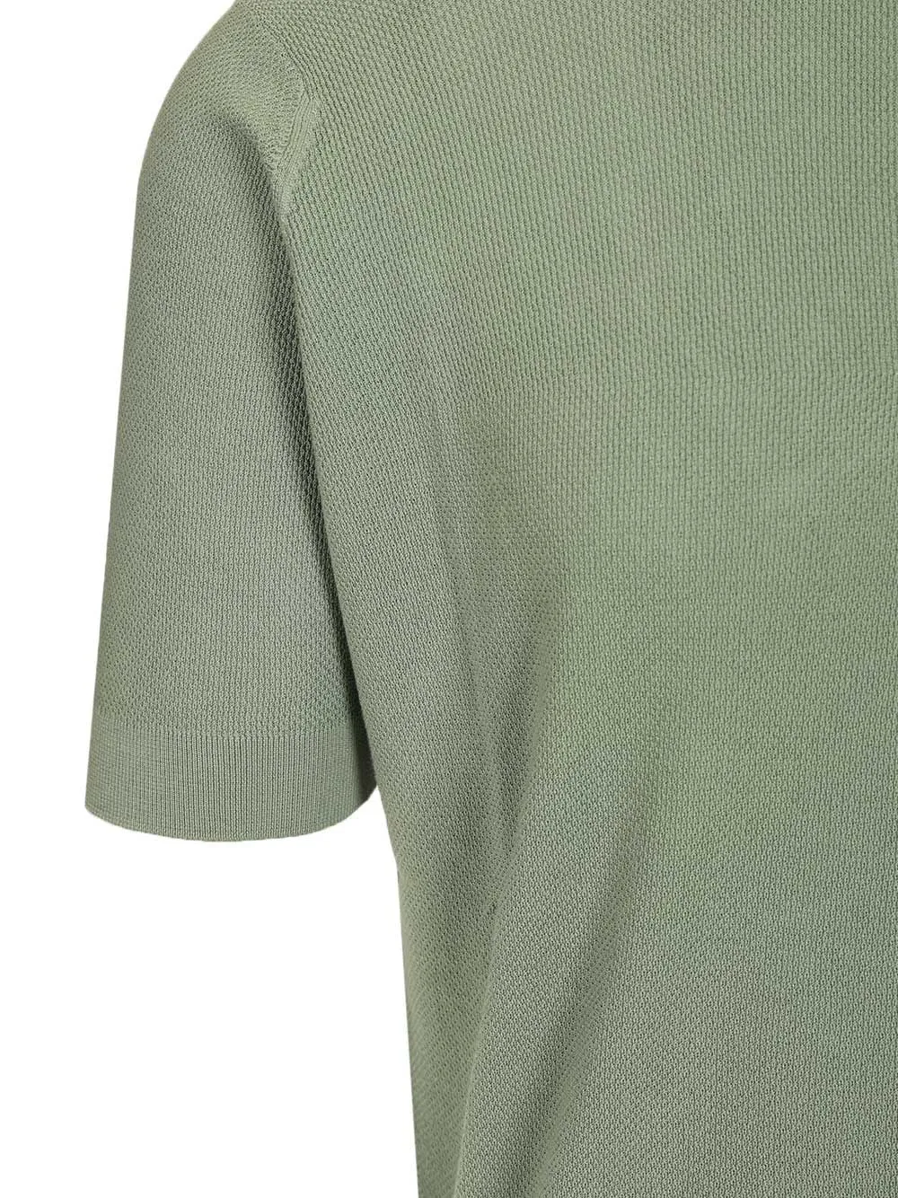 Pique Polo Shirt Green sold by Wanan Luxury product image thumbnail 4