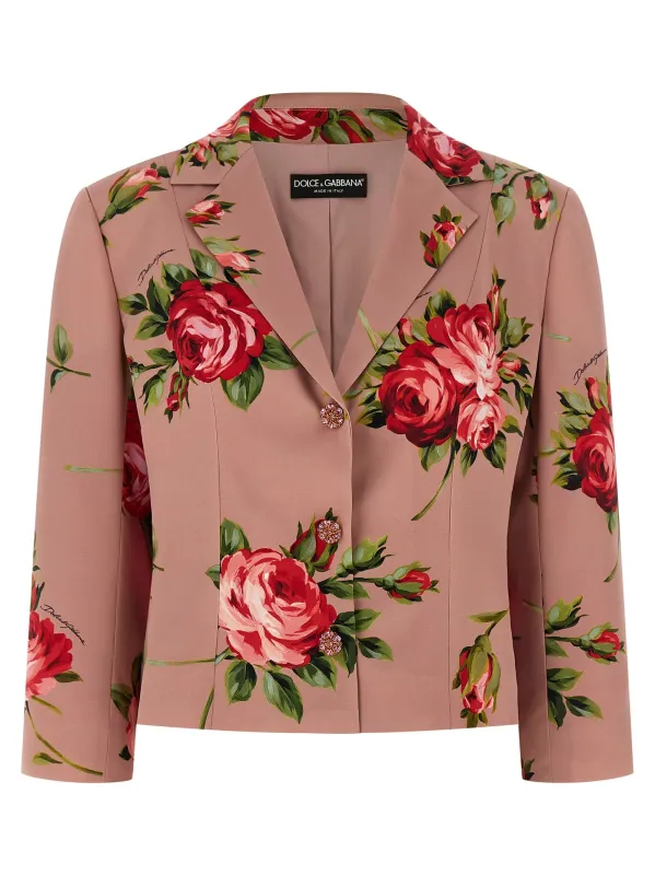 Bouquet Rose Blazers Pink made by Dolce & Gabanna