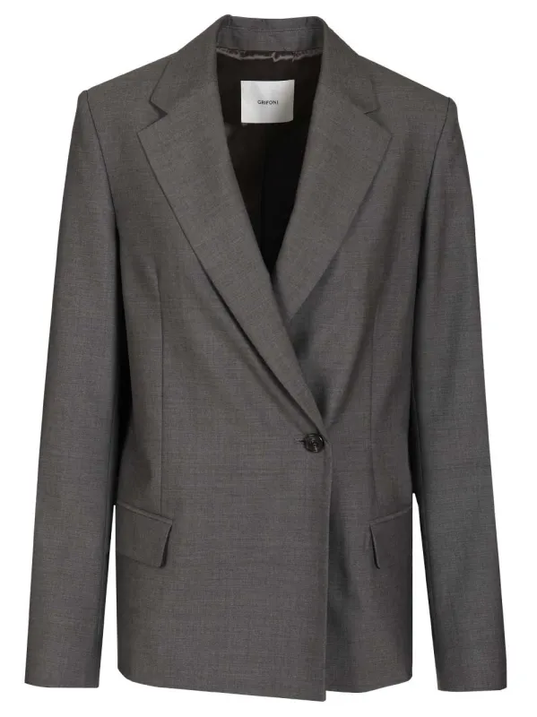 Blazer Jackets Grey made by Wanan Luxury