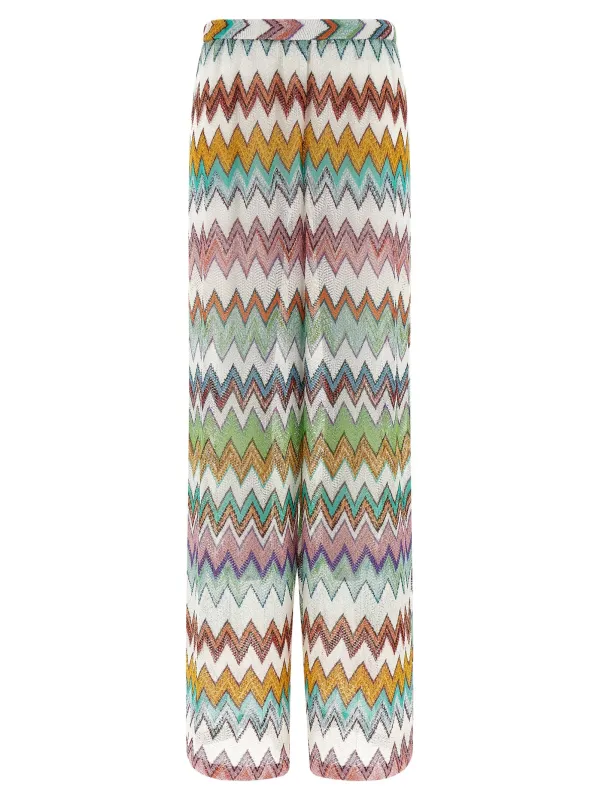 Zigzag Pants Multicolor made by Missoni