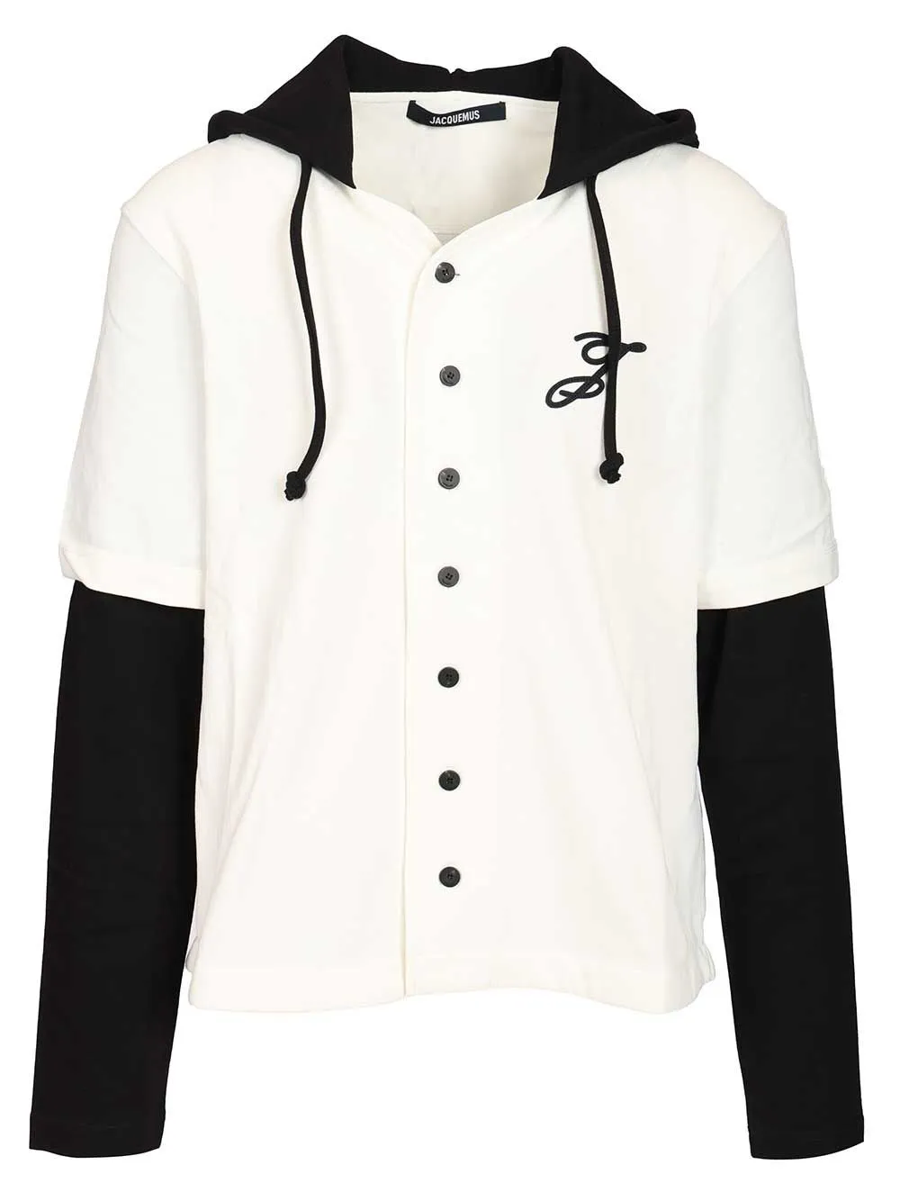 Letro Long-Sleeved T-Shirt Jackets White sold by Wanan Luxury