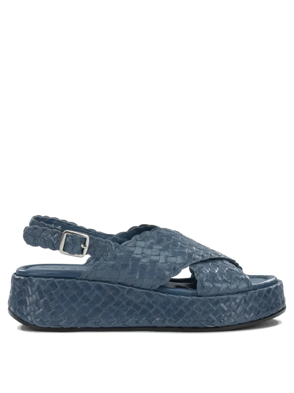 Sandals Blue made by Pons Quintana