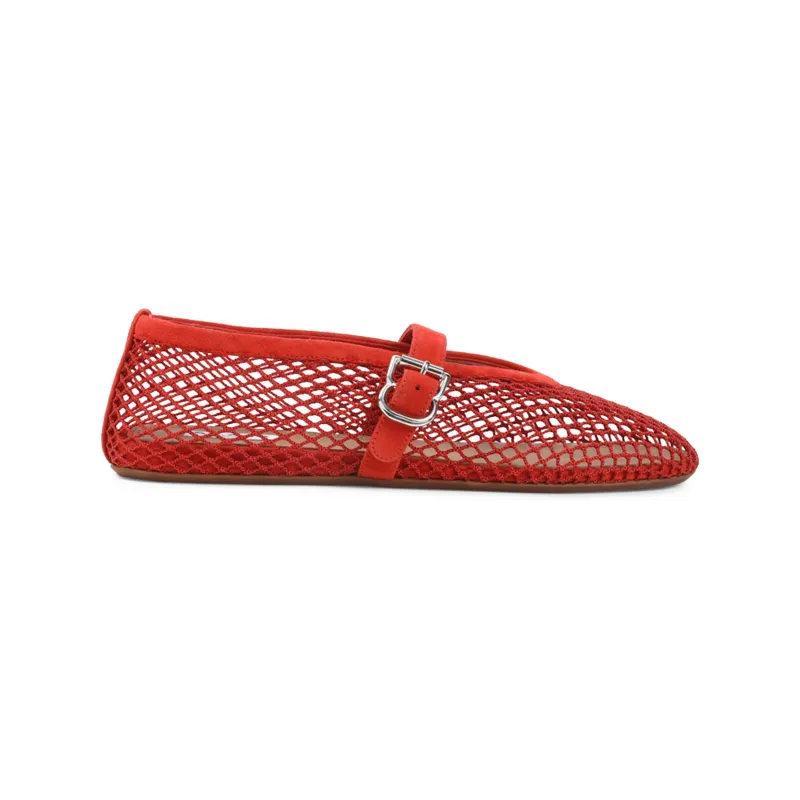 Ballerinas Red made by Alaia