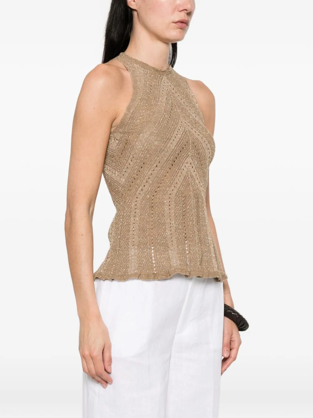 Top Golden Green Lurex sold by Wanan Luxury product image thumbnail 2
