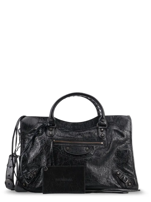 Le City Medium Leather Handbag made by Balenciaga