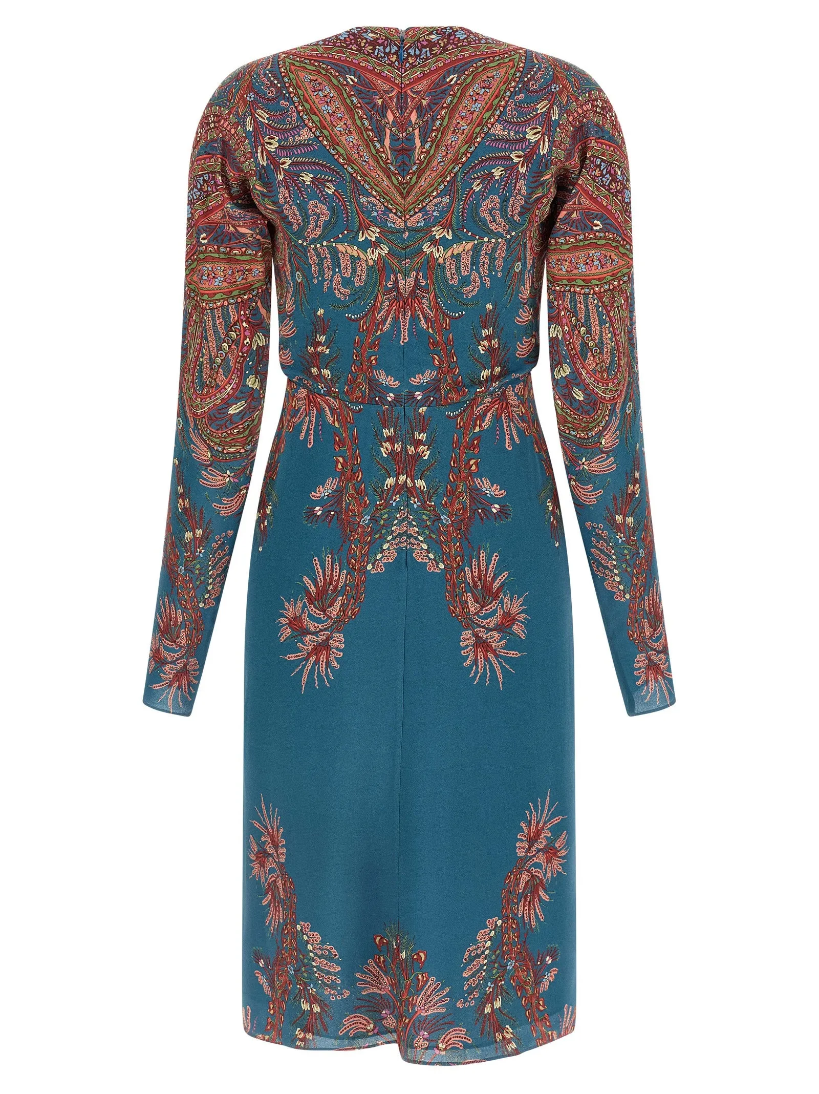 Floral Printed Dress Dresses Blue sold by Wanan Luxury product image thumbnail 2