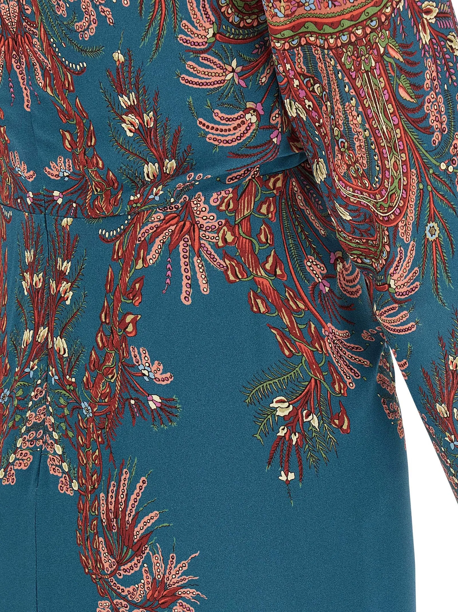 Floral Printed Dress Dresses Blue sold by Wanan Luxury product image thumbnail 4