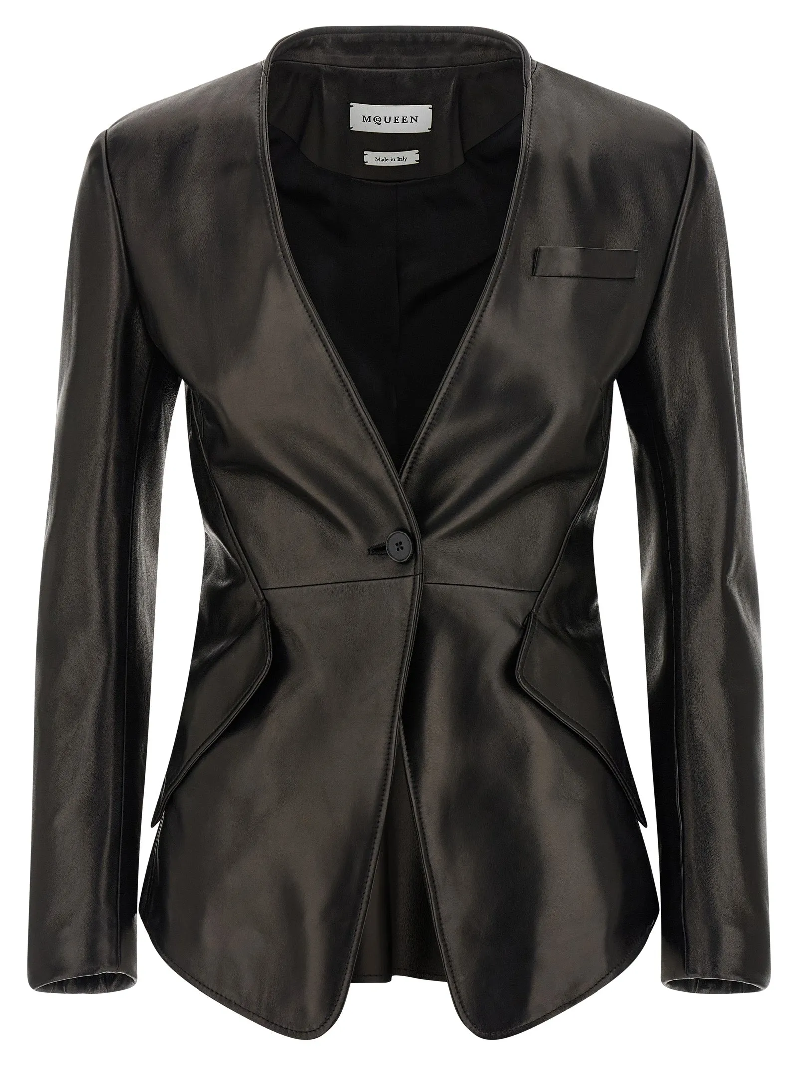 Nappa Blazer Blazers Black sold by Wanan Luxury