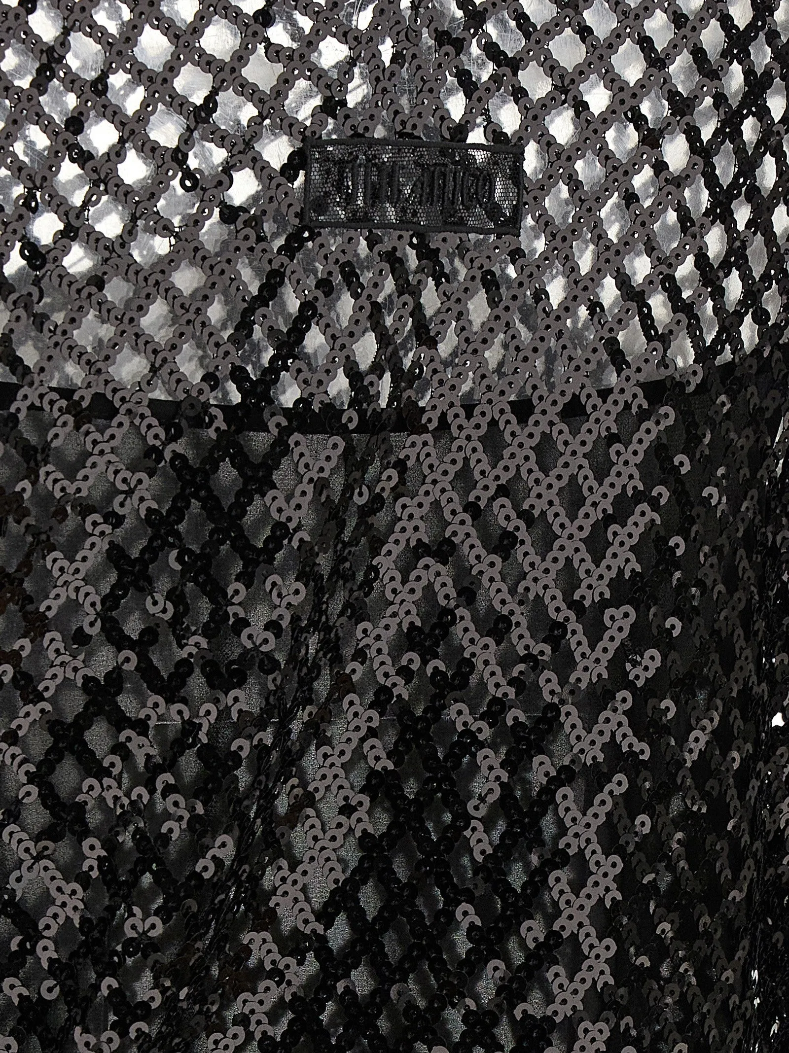 Sequin Mesh Dress Dresses Black sold by Wanan Luxury product image thumbnail 4