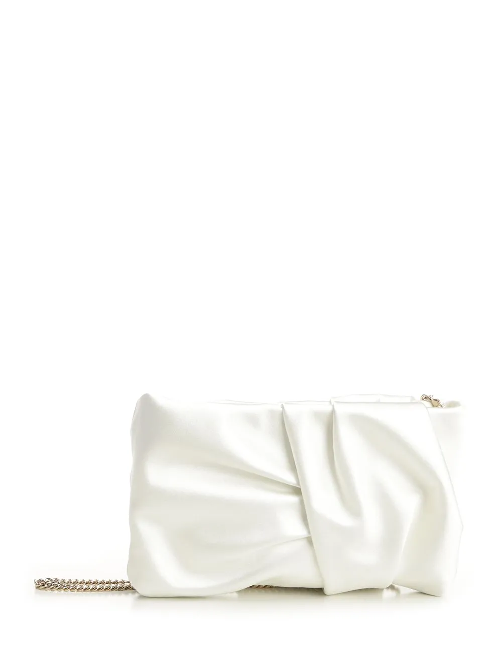 Black Satin Clutch Clutches White sold by Wanan Luxury