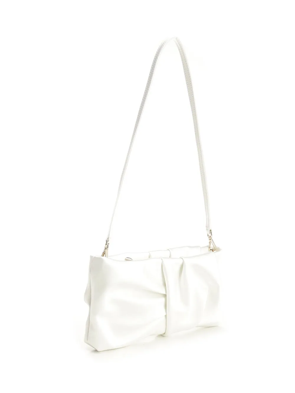 Black Satin Clutch Clutches White sold by Wanan Luxury product image thumbnail 5