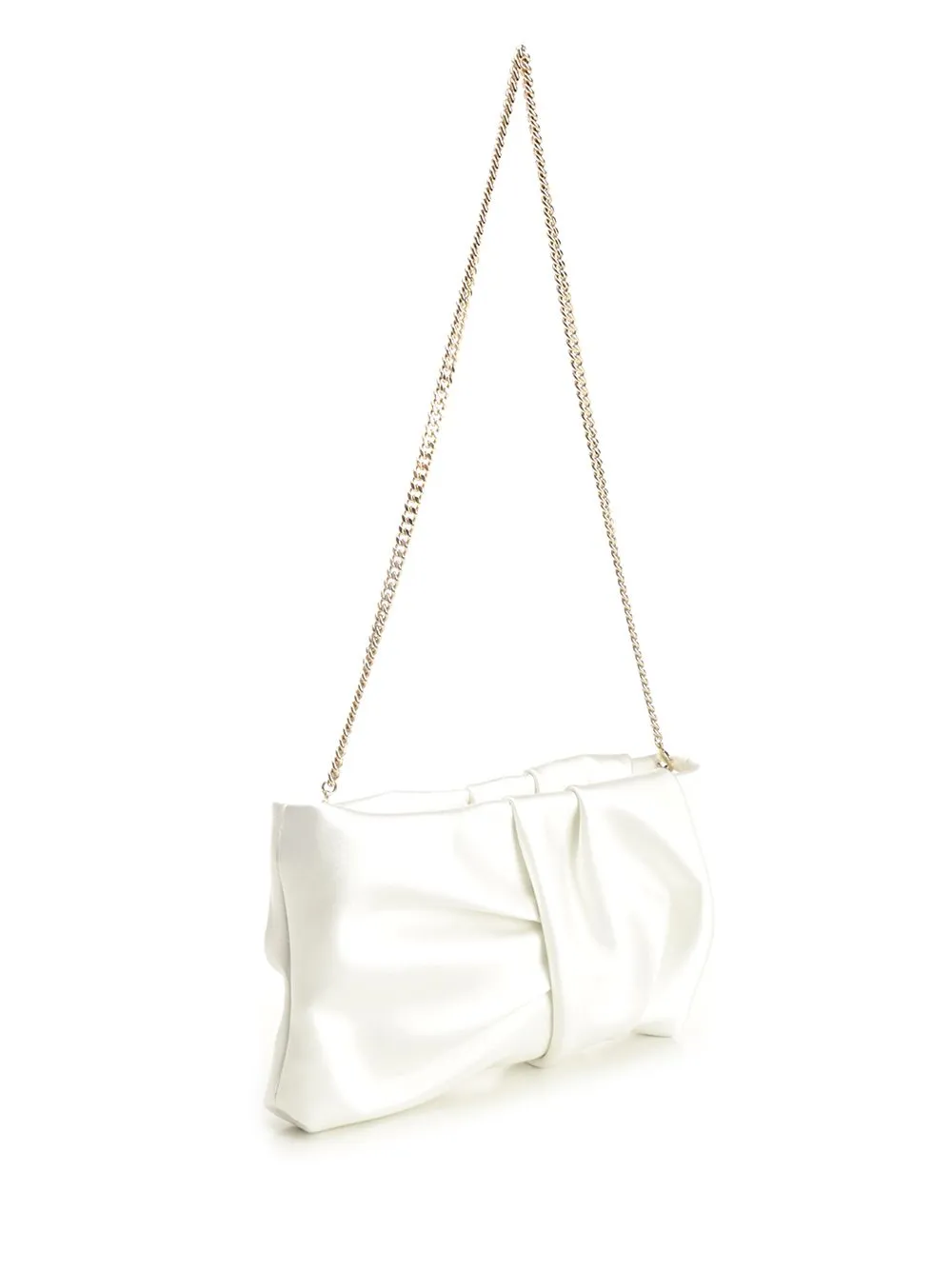 Black Satin Clutch Clutches White sold by Wanan Luxury product image thumbnail 2