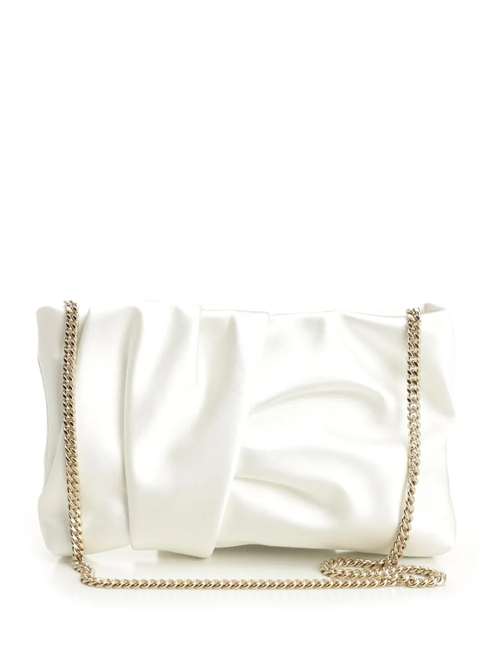 Black Satin Clutch Clutches White sold by Wanan Luxury product image thumbnail 3