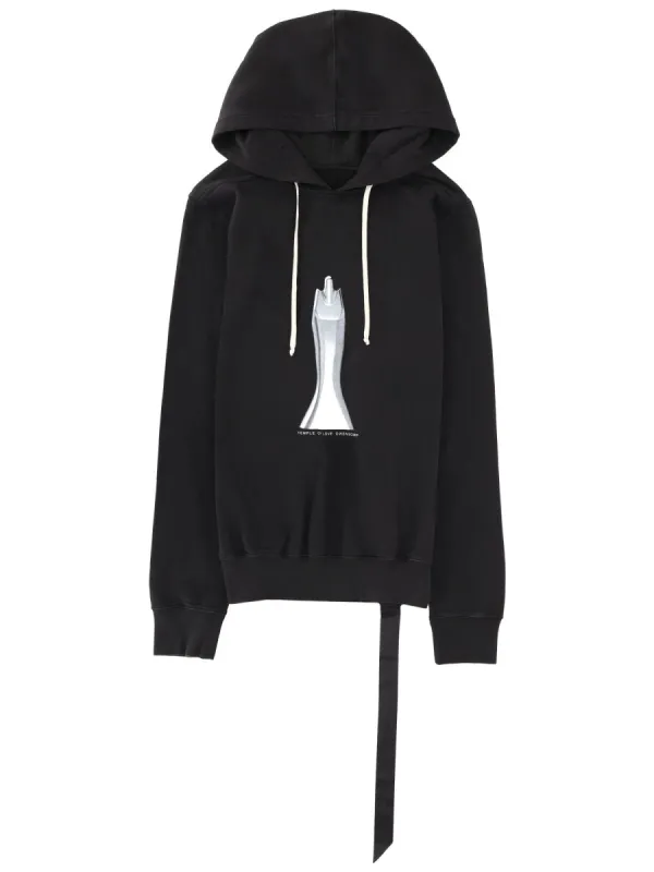 Felpa Con Cappuccio Oversize made by Rick Owens