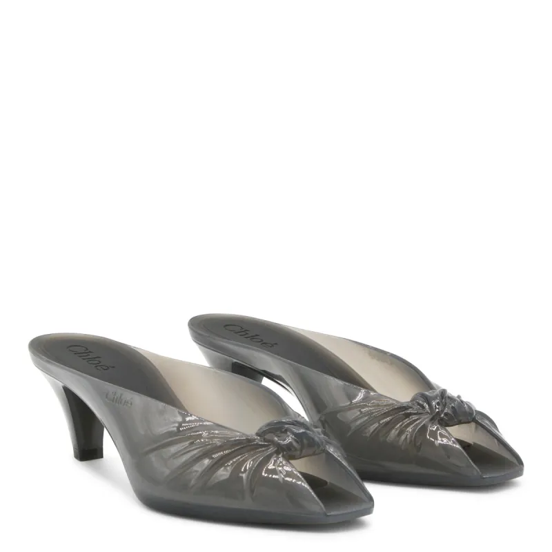 With Heel Ash Grey made by Chloe