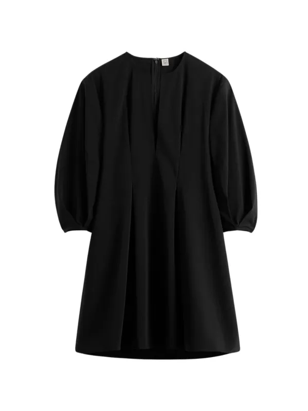 Baloon Sleeve Cotton Dress made by Wanan Luxury