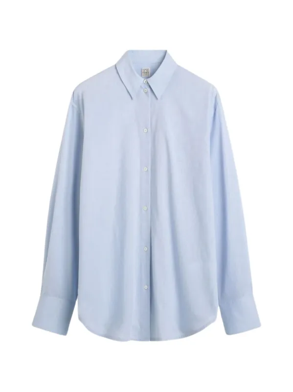 Linen And Cotton Blend Shirt made by Wanan Luxury