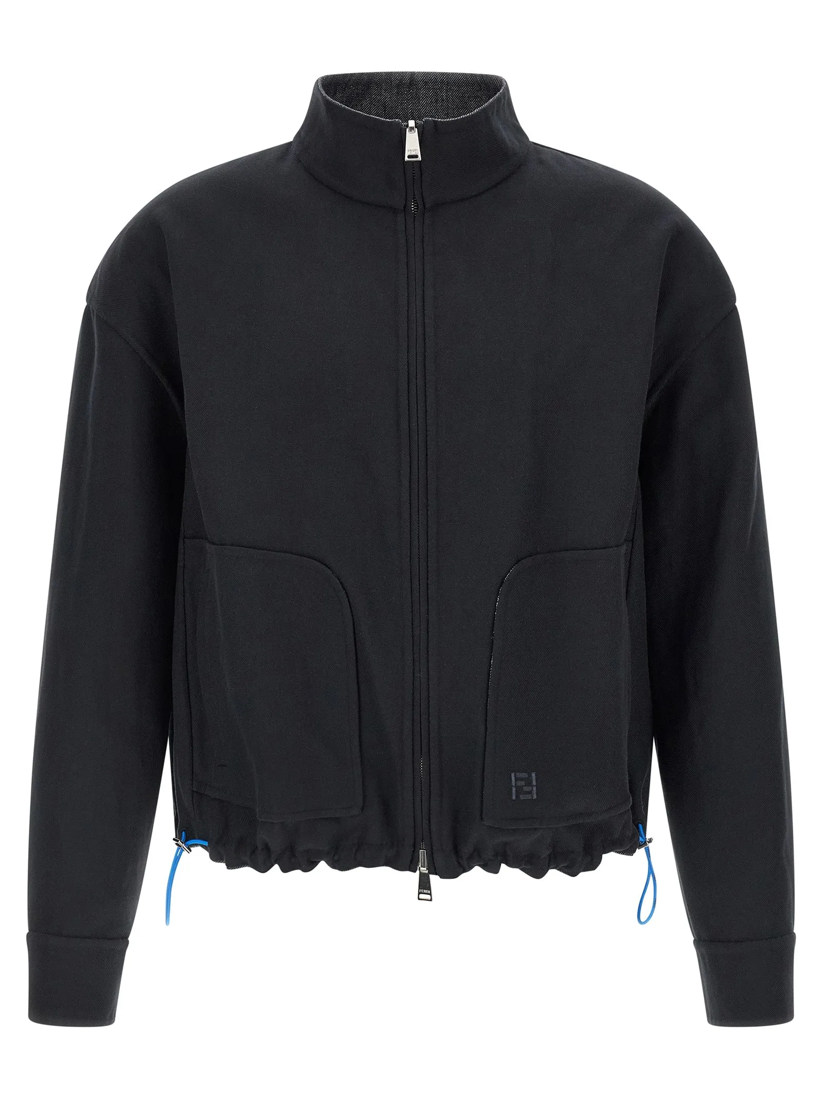 Ff Selleria Puffer Jackets Blue sold by Wanan Luxury product image thumbnail 2