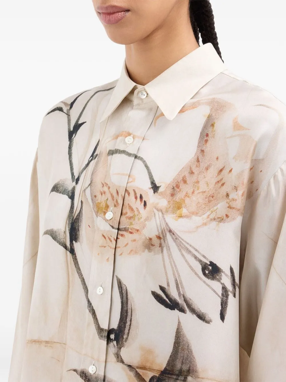 Printed Silk Trousers sold by Wanan Luxury product image thumbnail 2