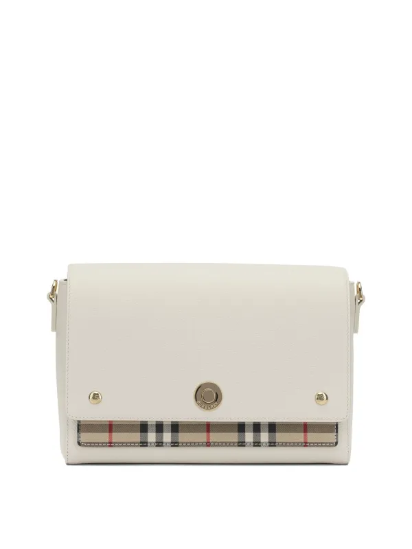 Note Crossbody Bags White made by Burberry