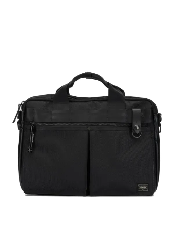 Heat 2way Handbags Black made by Yoshida & Co.