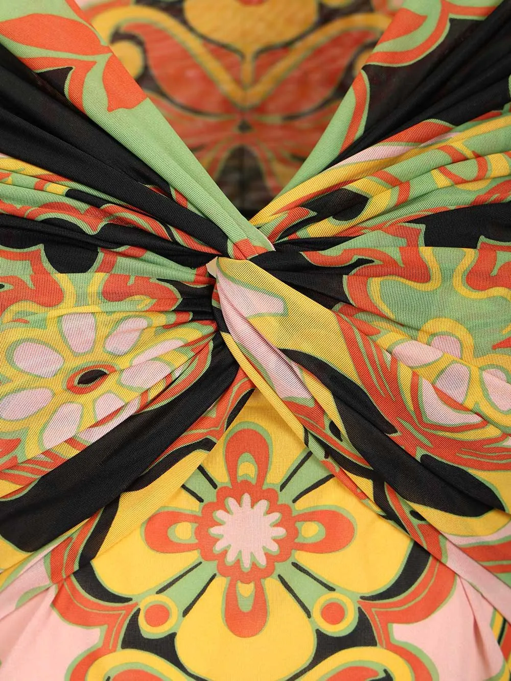 Printed Body With Bart Neckline Tops Multicolor sold by Wanan Luxury product image thumbnail 4