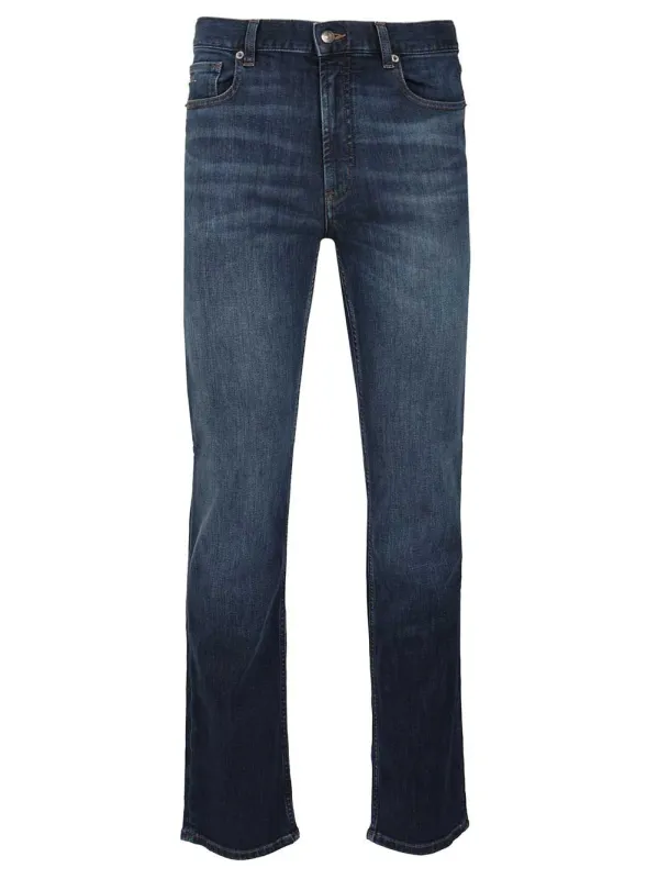 Straight Denim Light Cotton Jeans Blue made by Emporio Armani