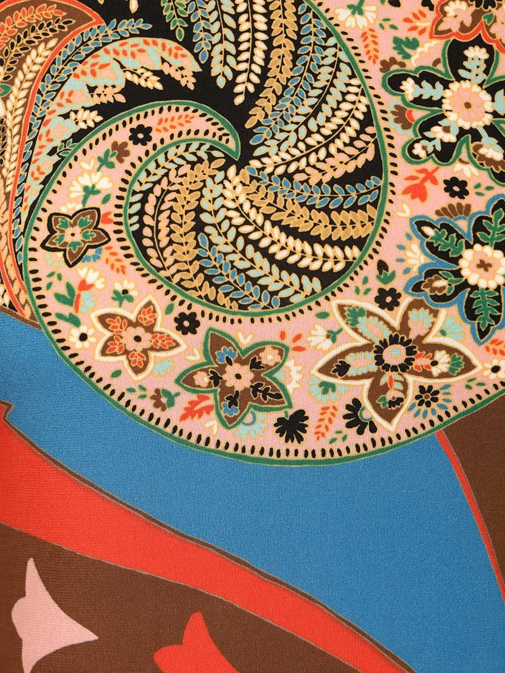 Long-Sleeved Top With Paisley Print Tops Multicolor sold by Wanan Luxury product image thumbnail 4