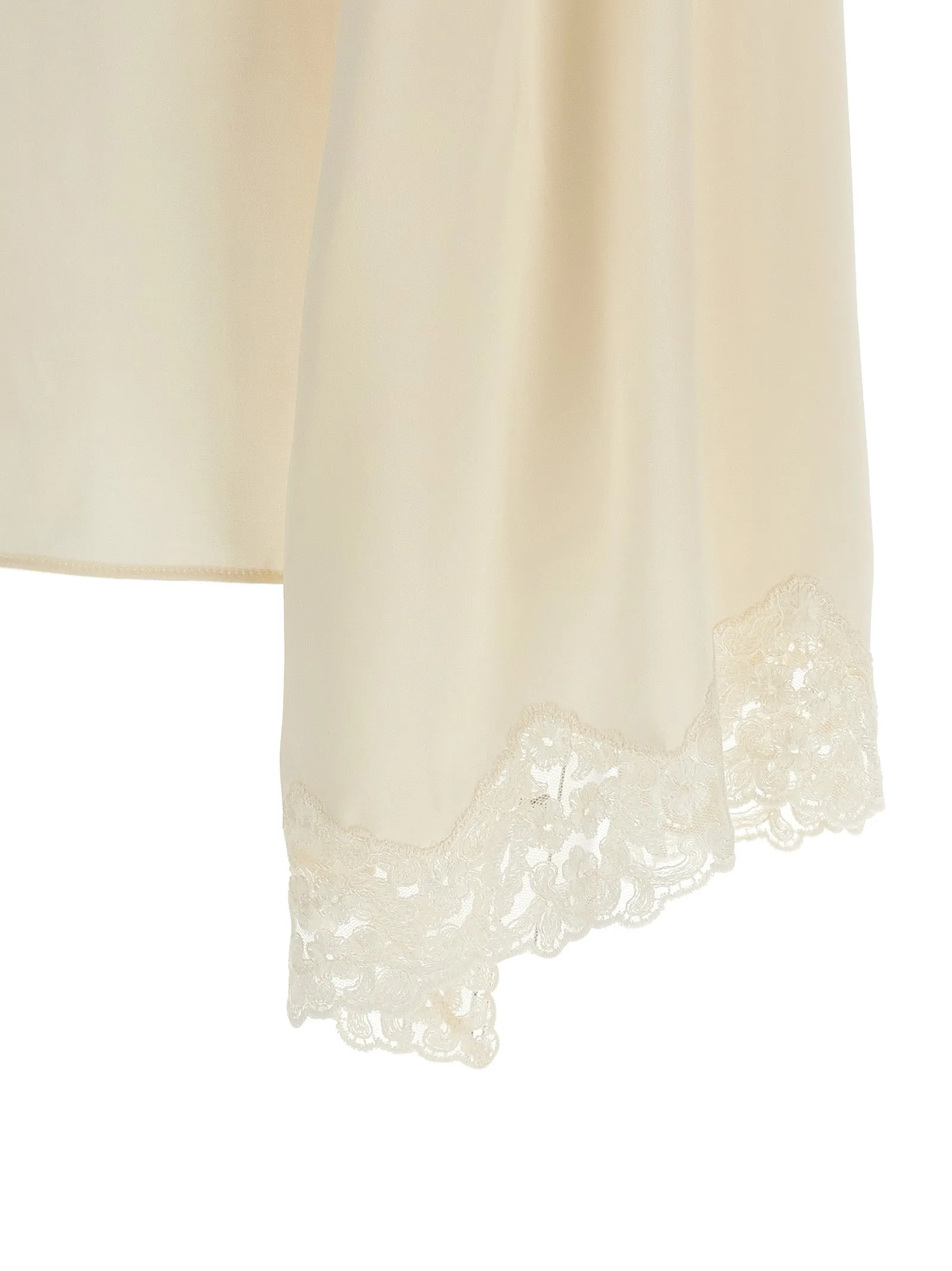 Satin And Lace Shirt Shirt And Blouse Beige sold by Wanan Luxury product image thumbnail 4